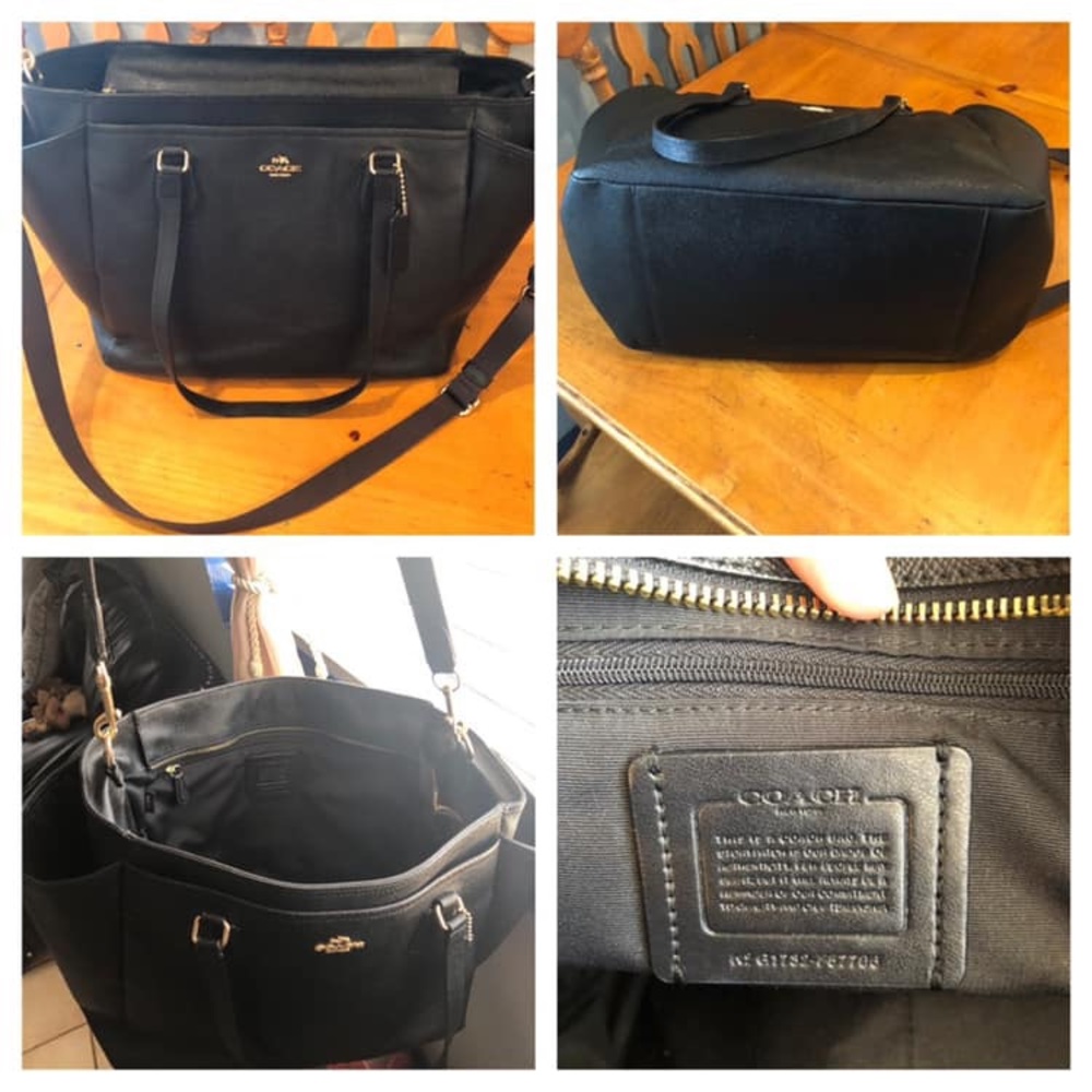 Coach bag very nice and clean. No marks.